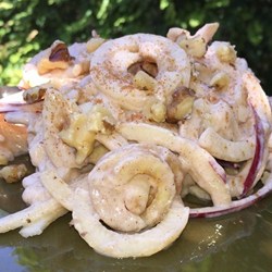 Spiralized Apple 'Spaghetti' with Cinnamon Dressing Recipe