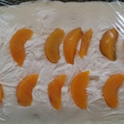 Peach Filled Cake Recipe