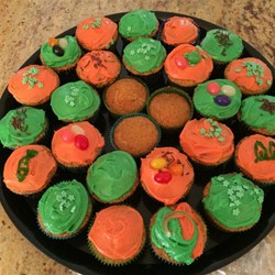 Carrot Cupcake with Cinnamon Cream Cheese Frosting Recipe